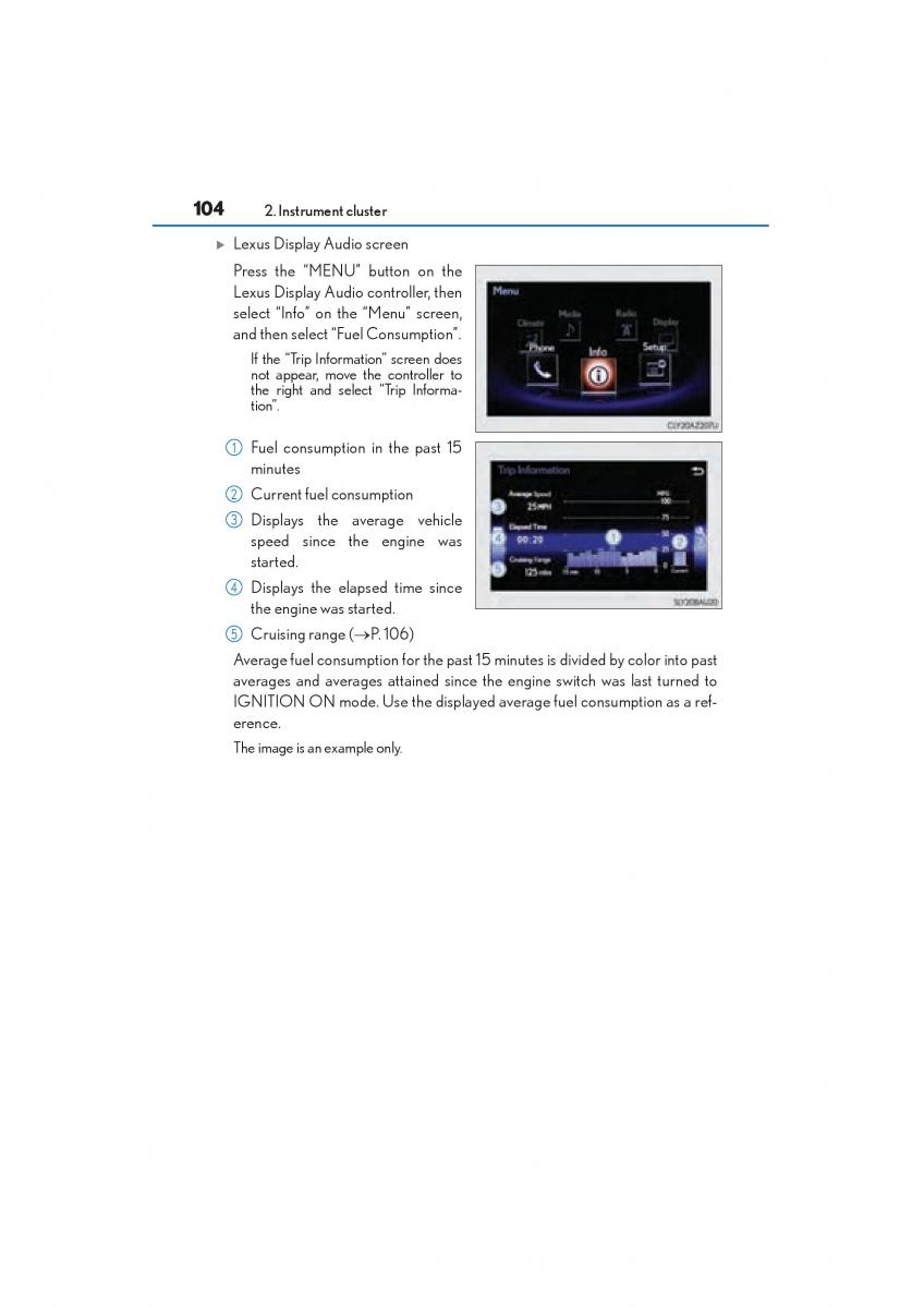 Lexus NX owners manual / page 106