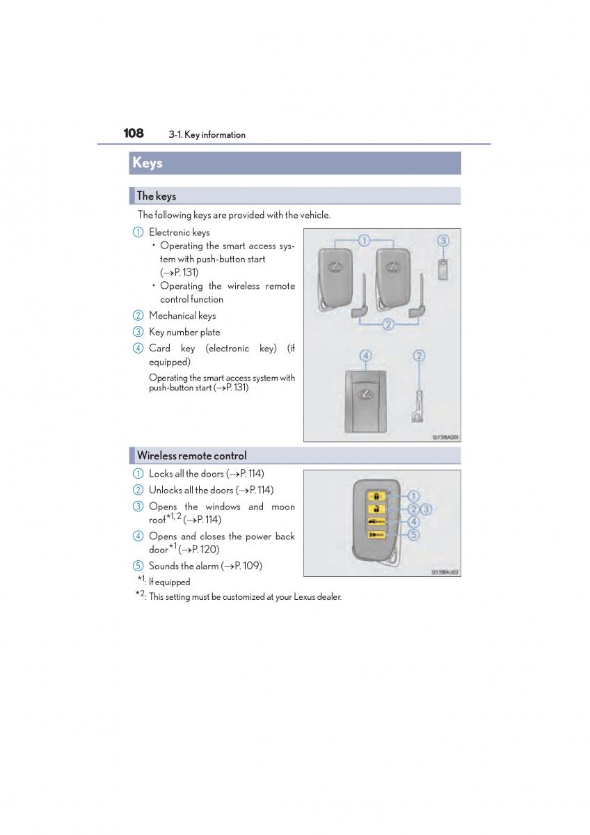 Lexus NX owners manual / page 110