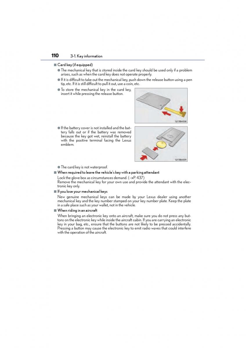 Lexus NX owners manual / page 112