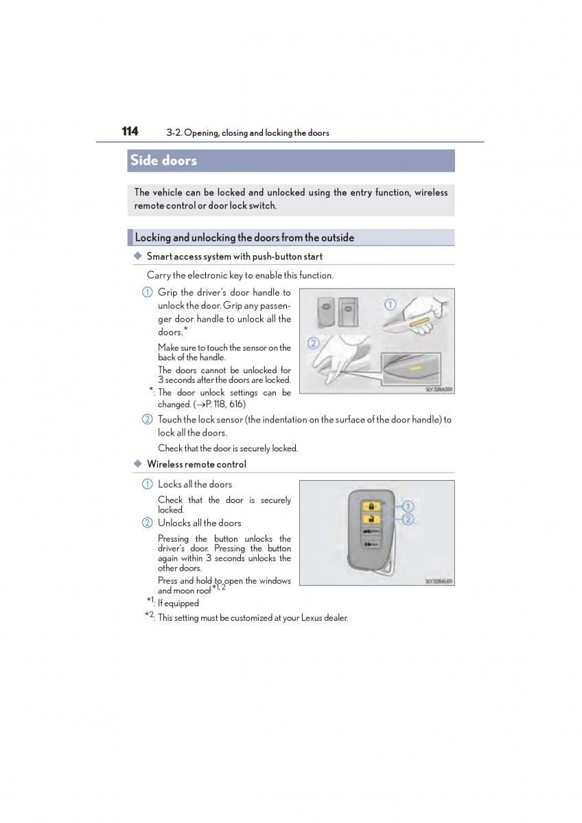 Lexus NX owners manual / page 116