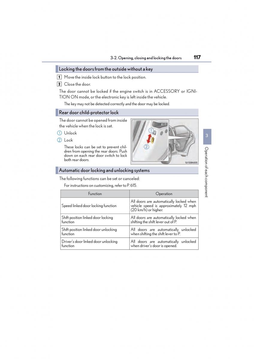 Lexus NX owners manual / page 119