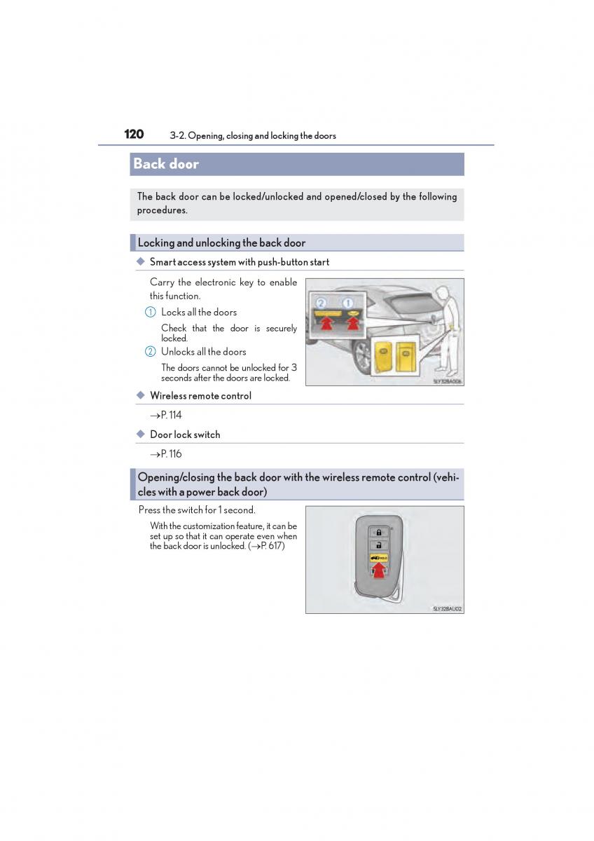 Lexus NX owners manual / page 122