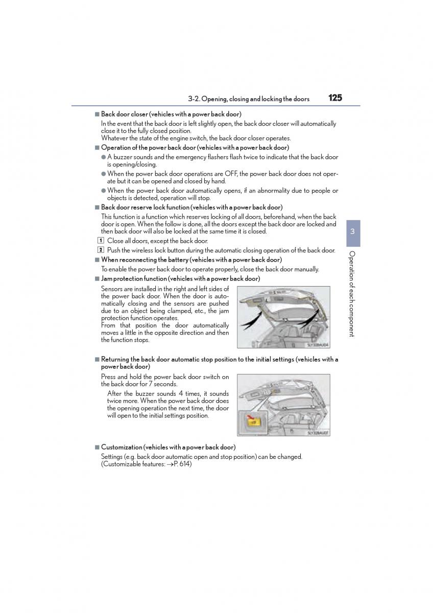 Lexus NX owners manual / page 127