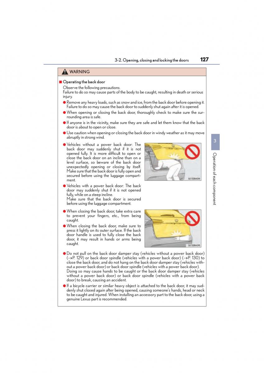 Lexus NX owners manual / page 129