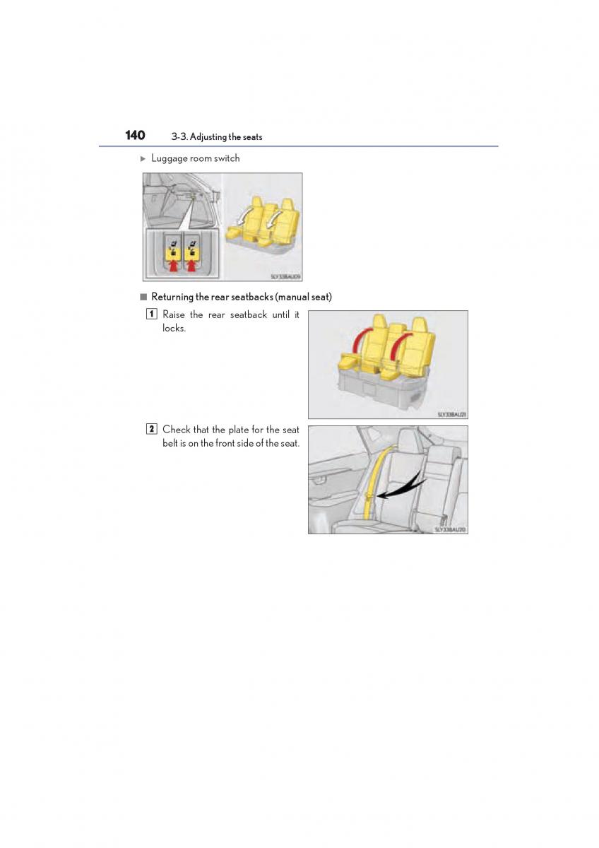 Lexus NX owners manual / page 142