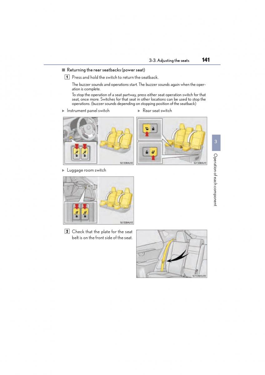 Lexus NX owners manual / page 143