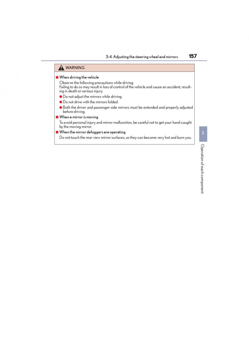 Lexus NX owners manual / page 159