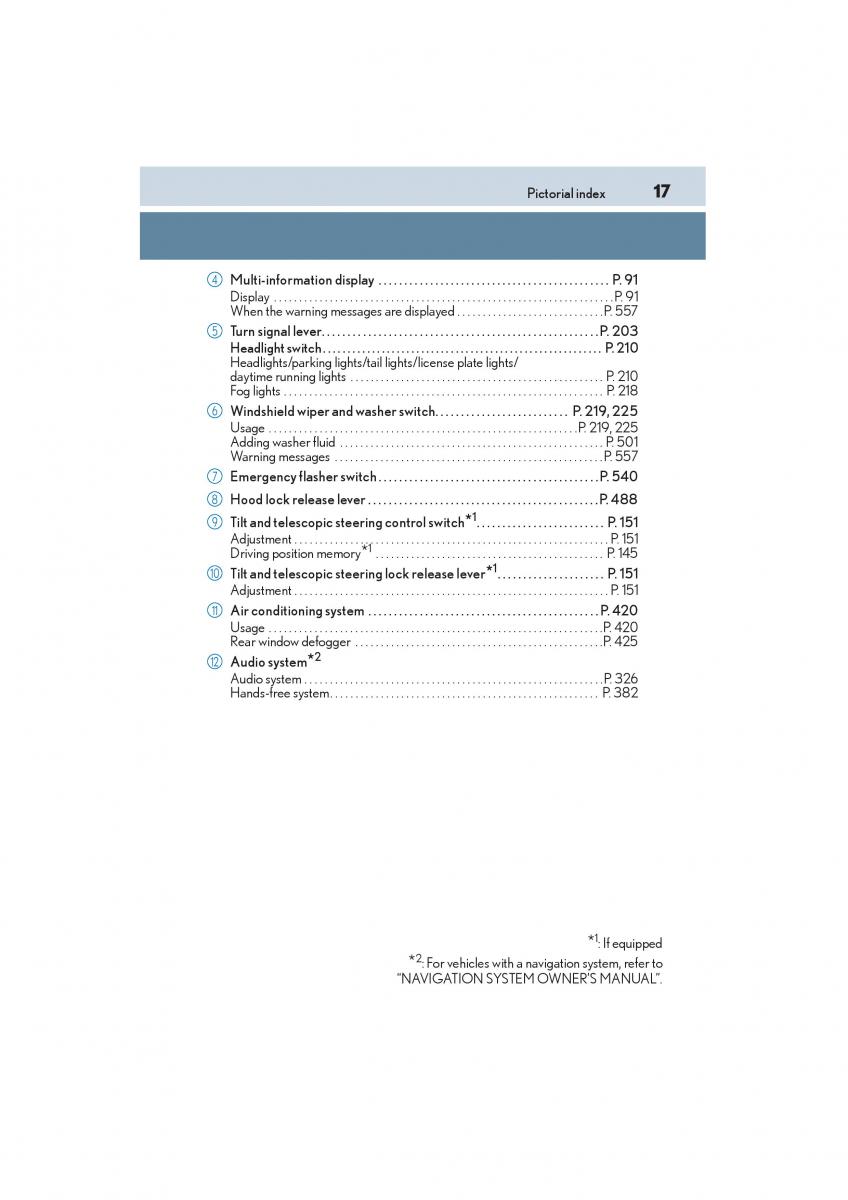 Lexus NX owners manual / page 19