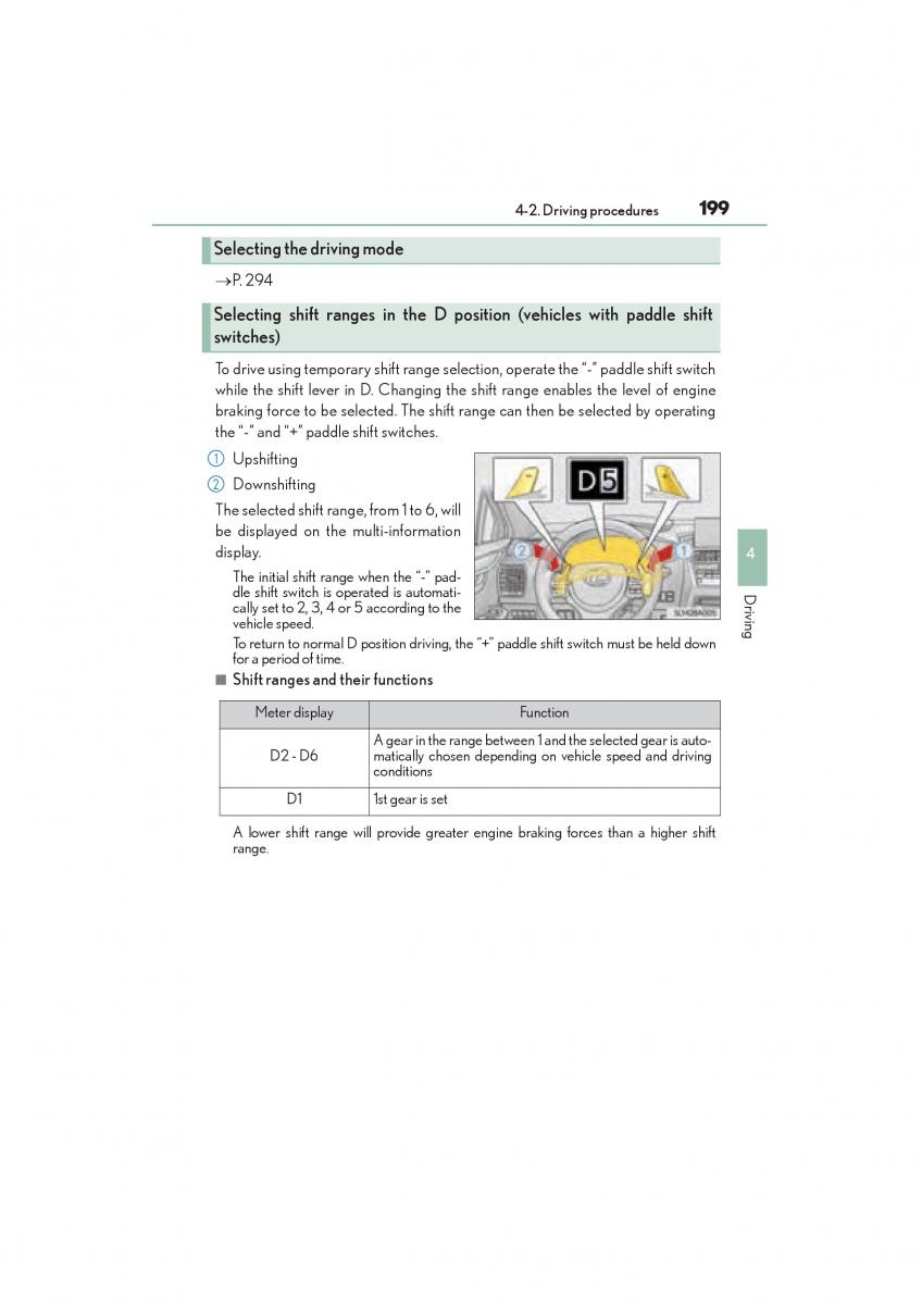 Lexus NX owners manual / page 201