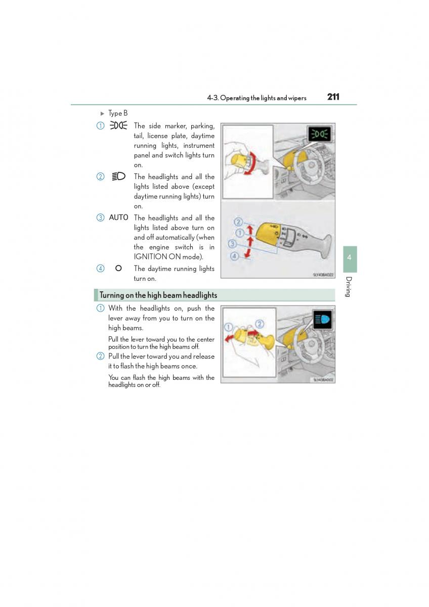 Lexus NX owners manual / page 213