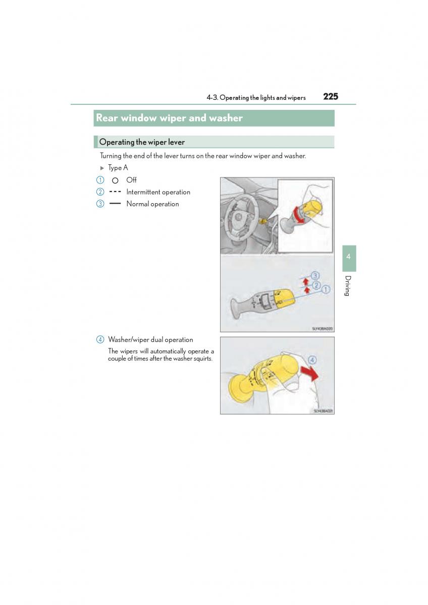 Lexus NX owners manual / page 227