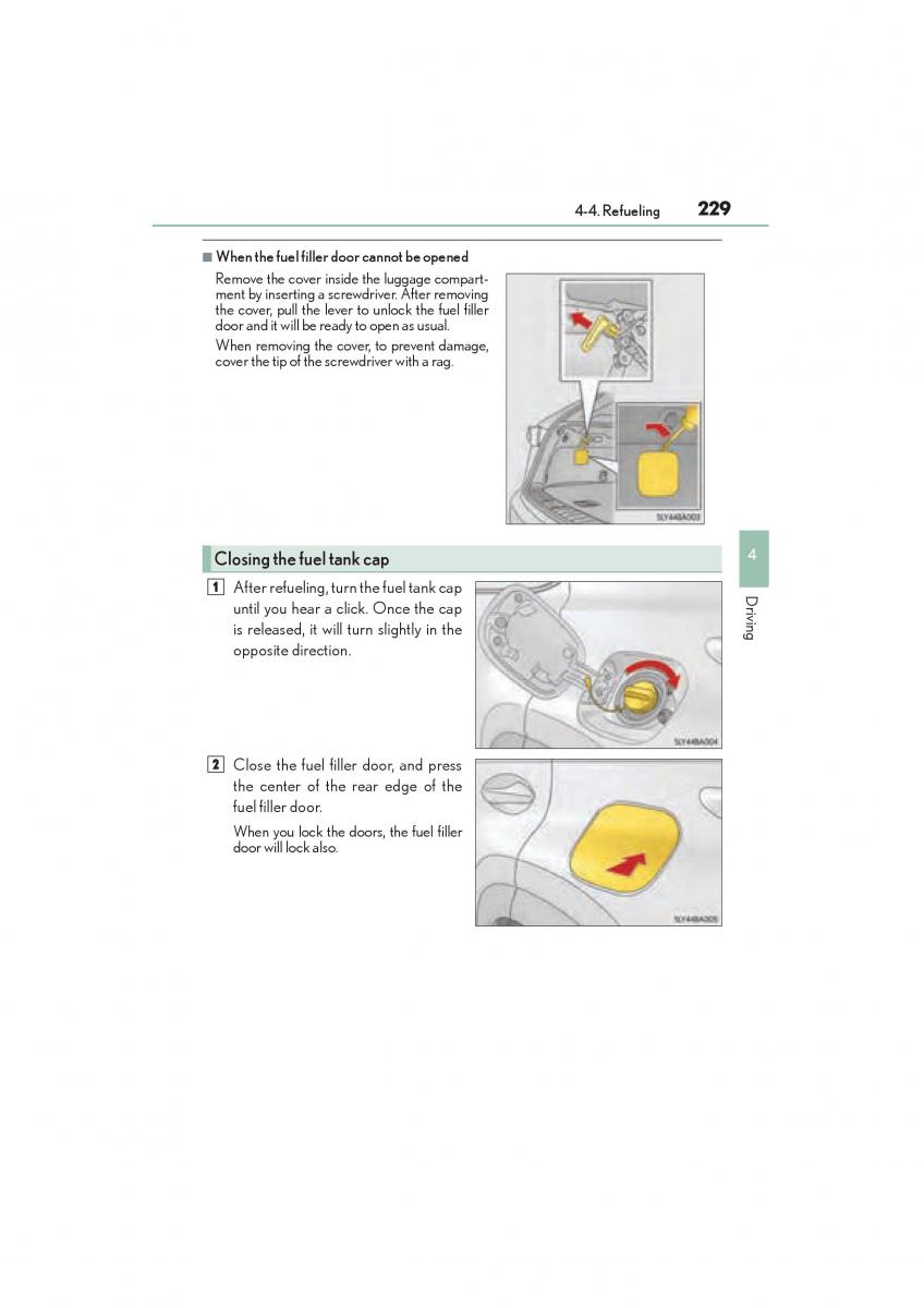 Lexus NX owners manual / page 231