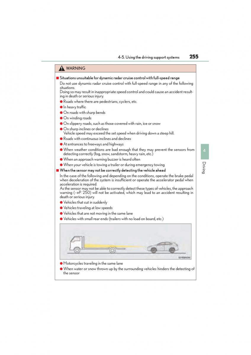 Lexus NX owners manual / page 257