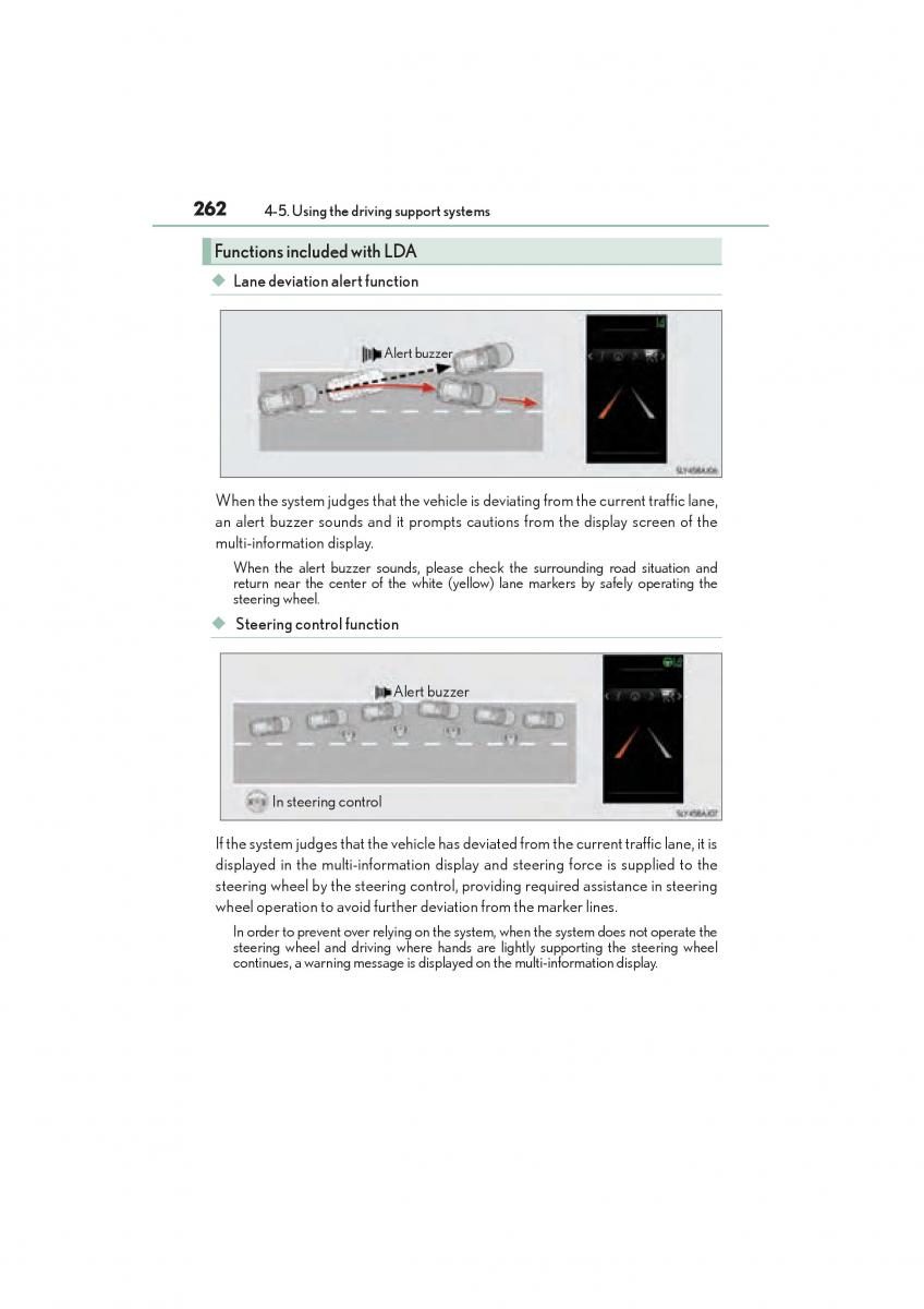 Lexus NX owners manual / page 264