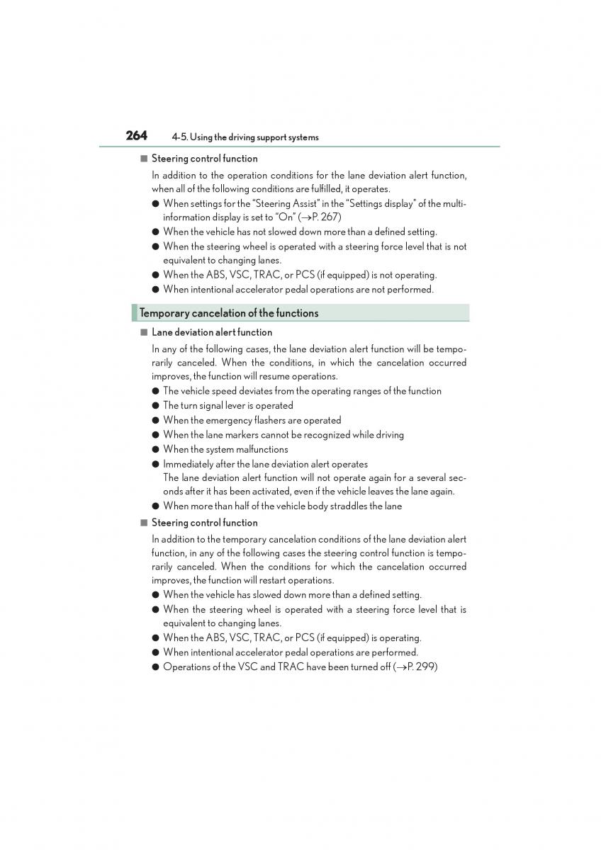 Lexus NX owners manual / page 266