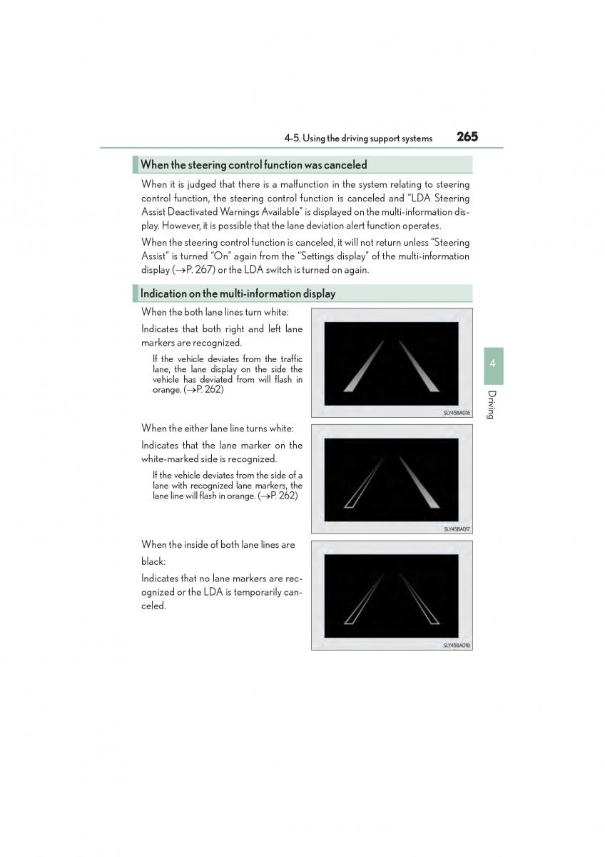 Lexus NX owners manual / page 267