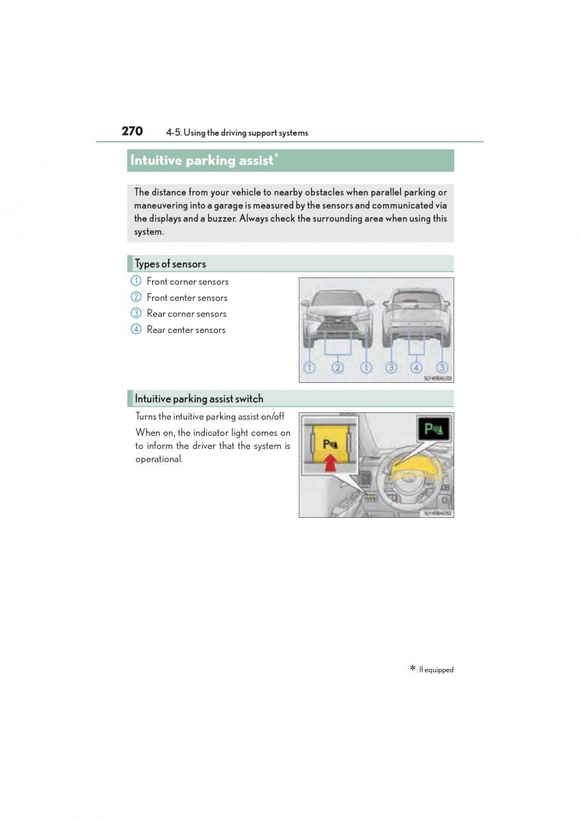 Lexus NX owners manual / page 272