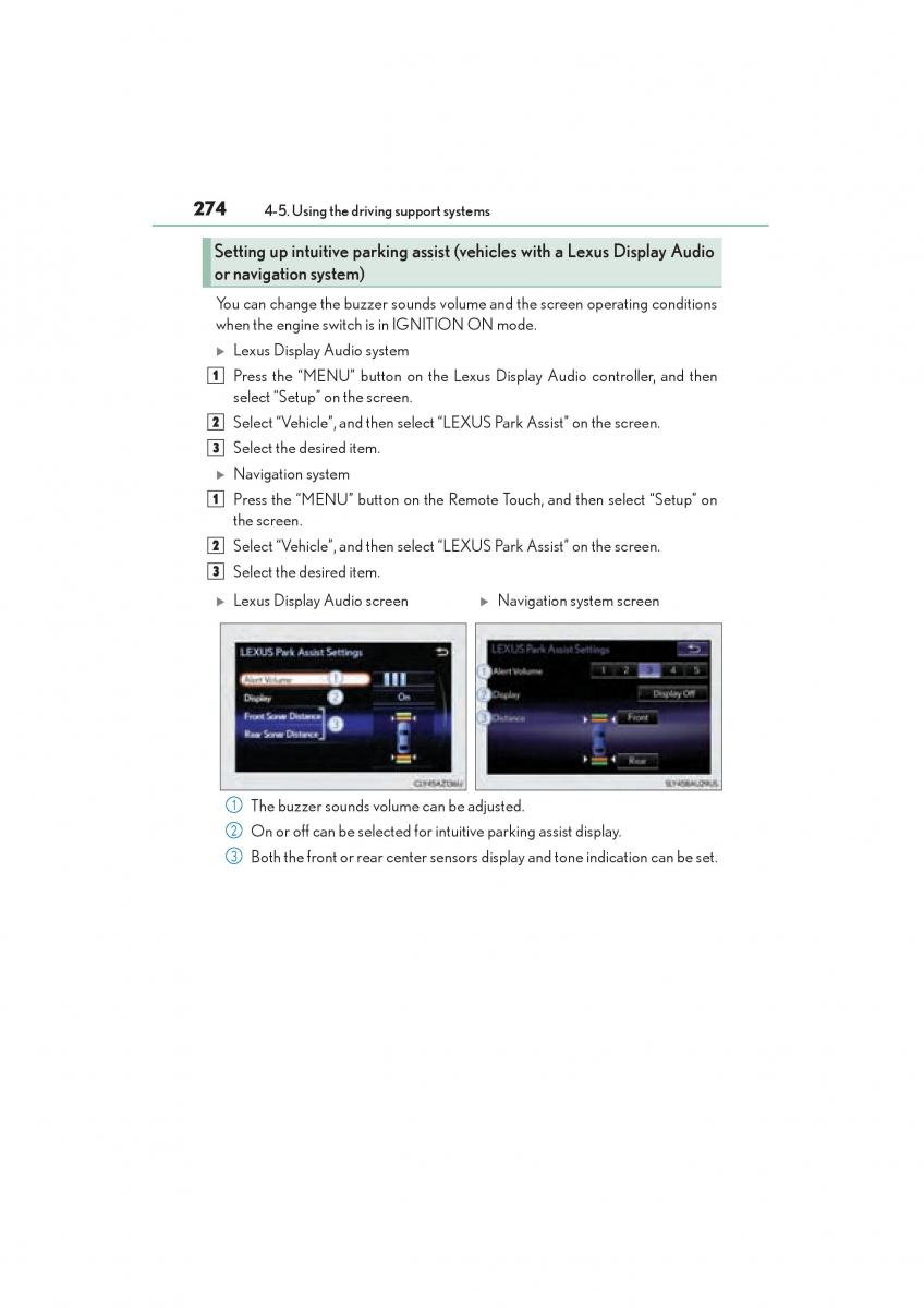 Lexus NX owners manual / page 276