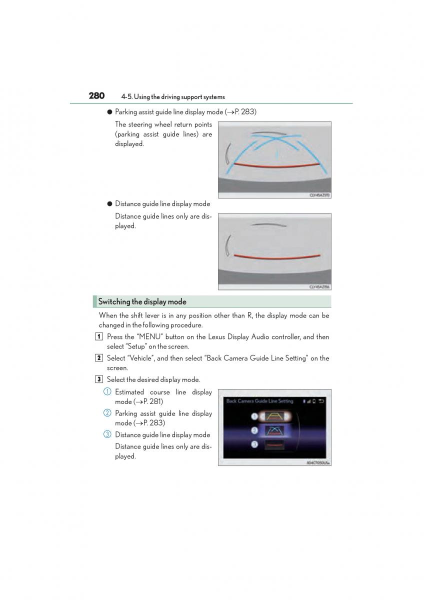 Lexus NX owners manual / page 282