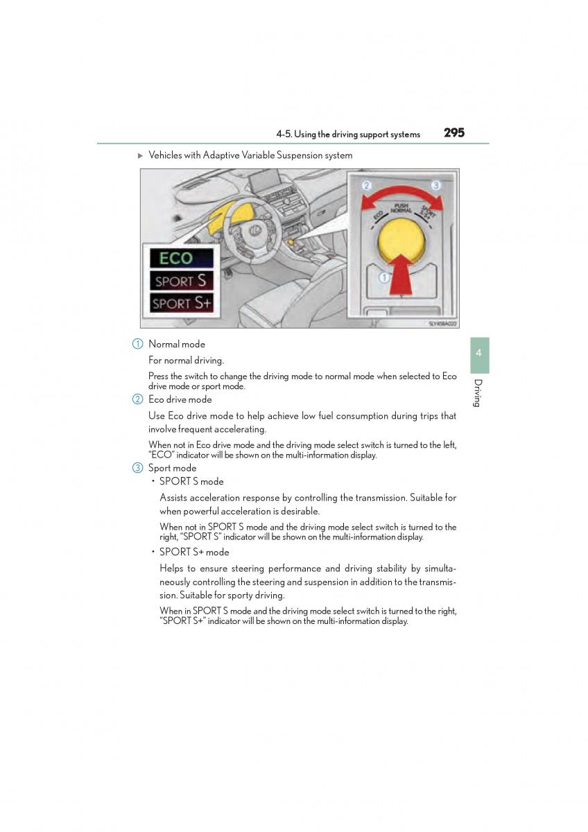 Lexus NX owners manual / page 297