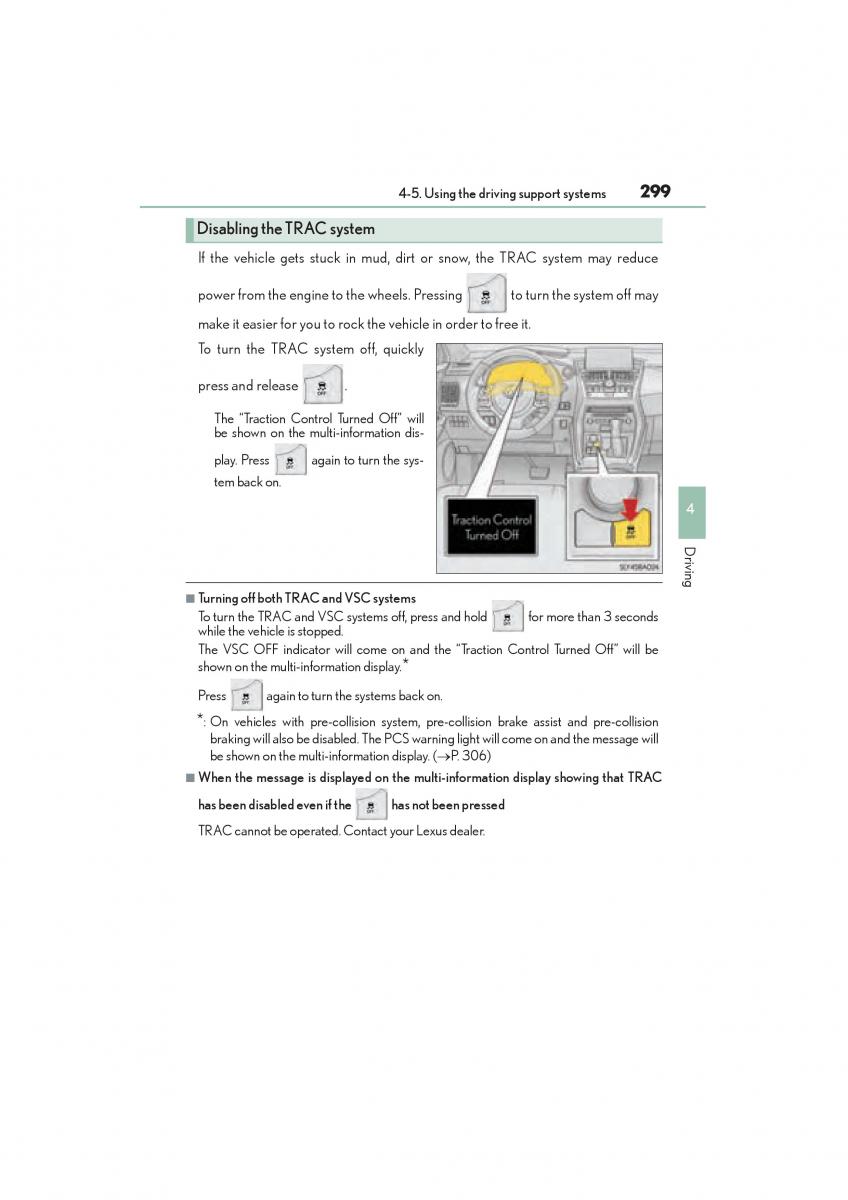 Lexus NX owners manual / page 301