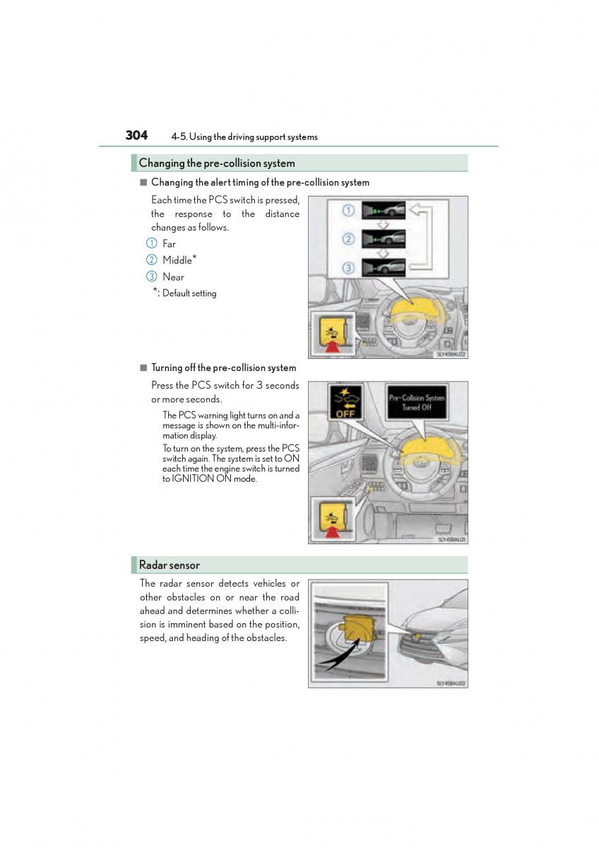 Lexus NX owners manual / page 306