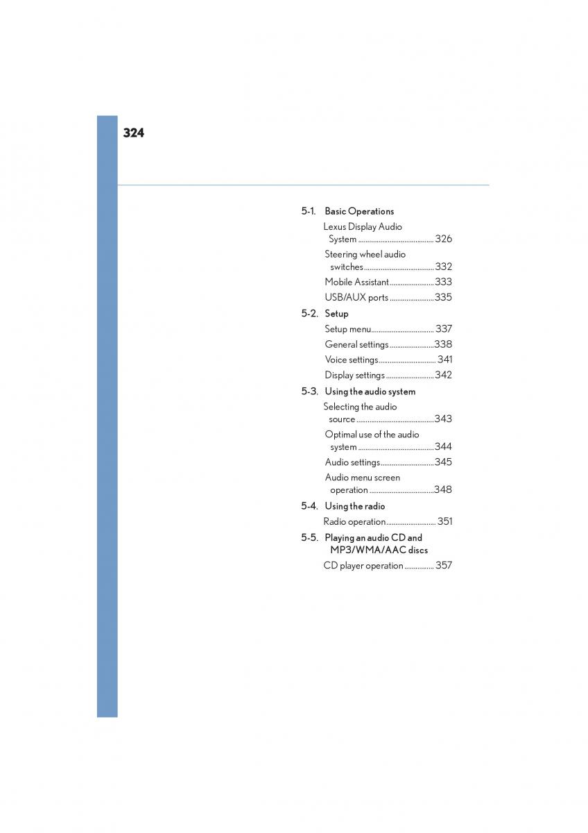 Lexus NX owners manual / page 326