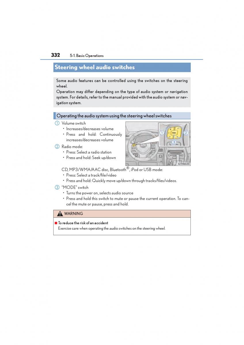 Lexus NX owners manual / page 334