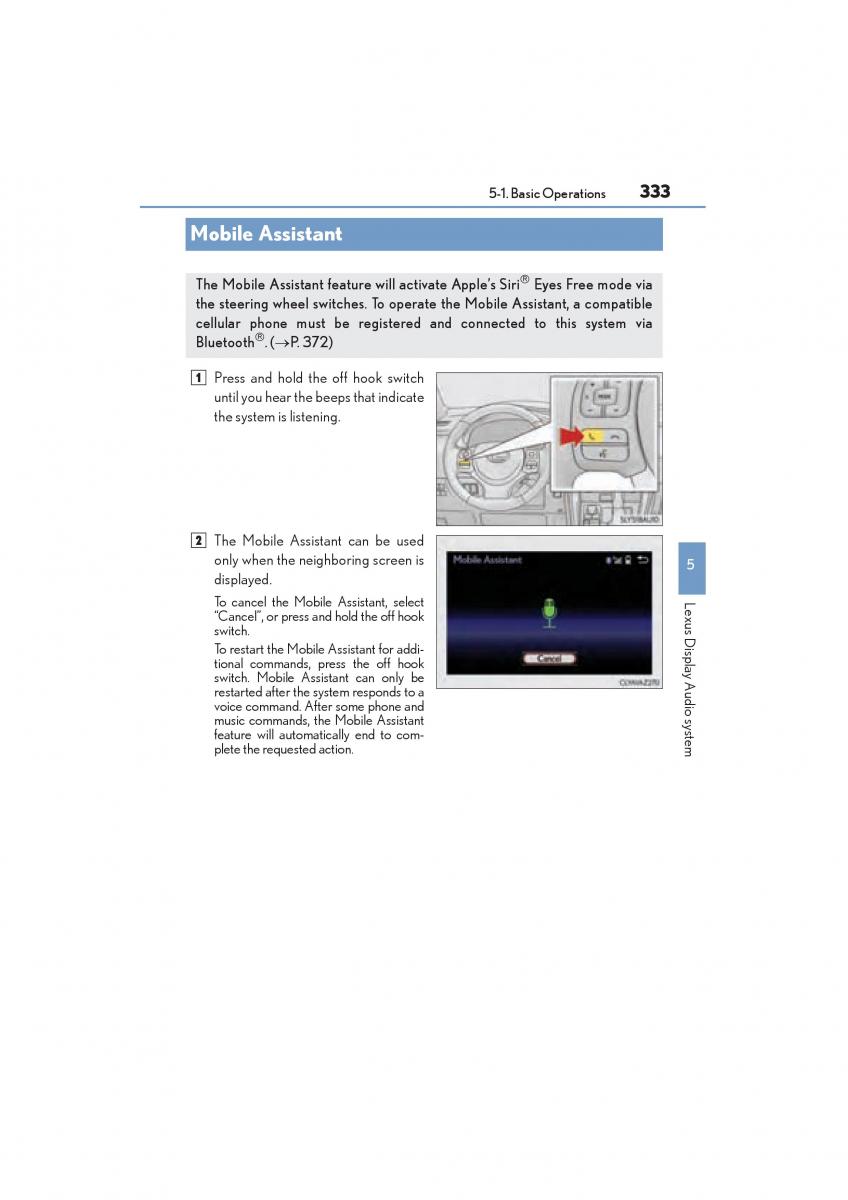 Lexus NX owners manual / page 335