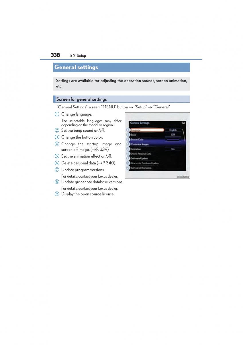 Lexus NX owners manual / page 340