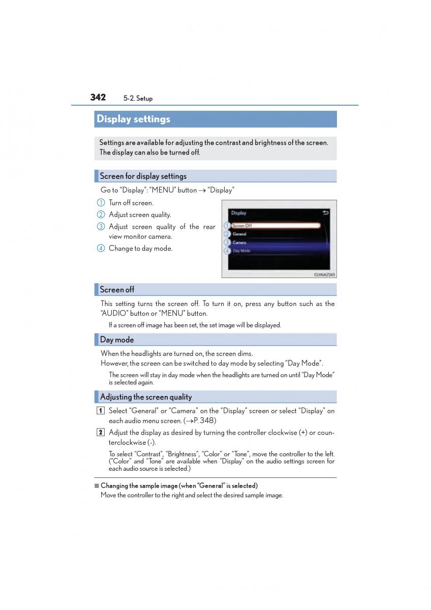 Lexus NX owners manual / page 344