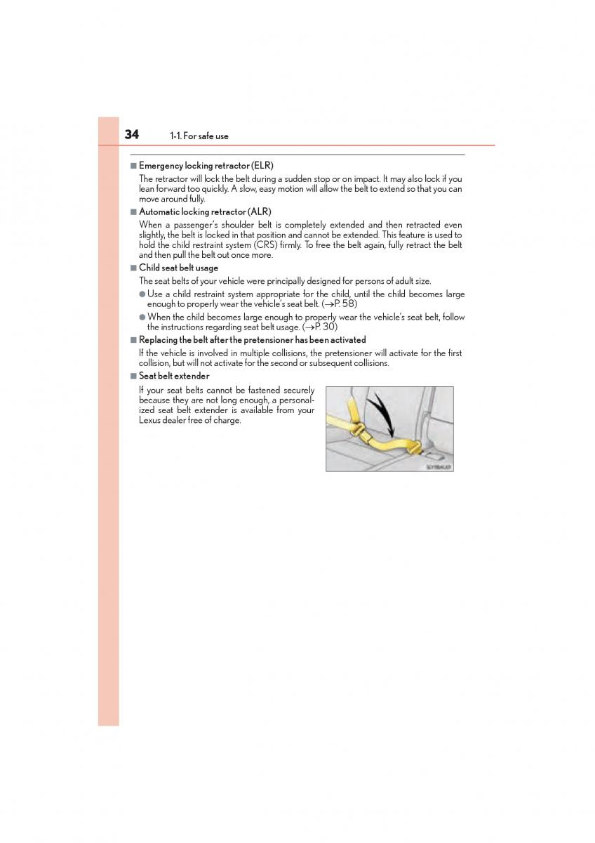 Lexus NX owners manual / page 36