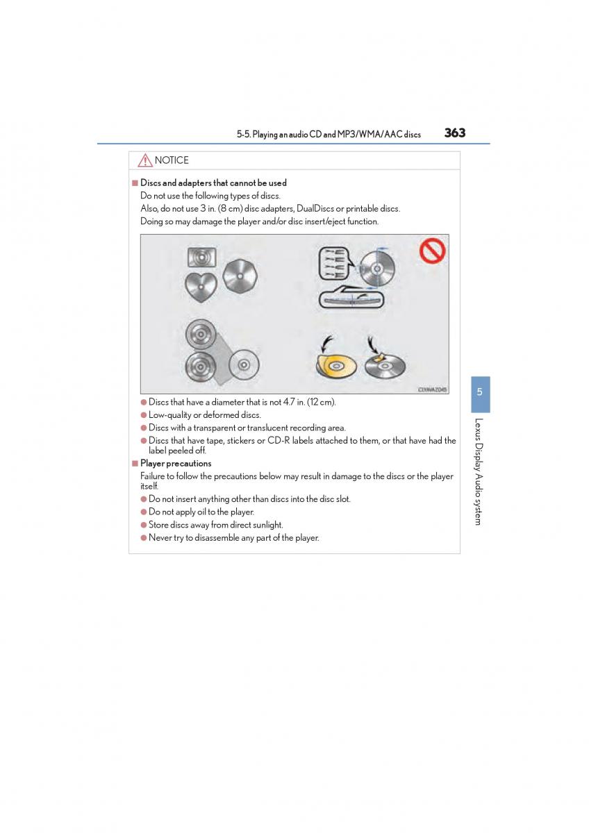 Lexus NX owners manual / page 365