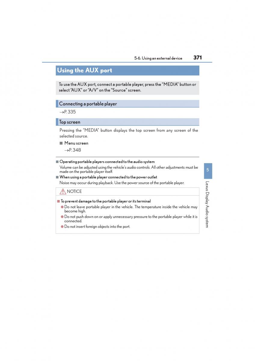 Lexus NX owners manual / page 373