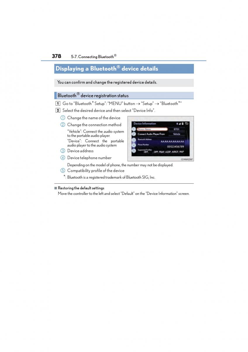 Lexus NX owners manual / page 380