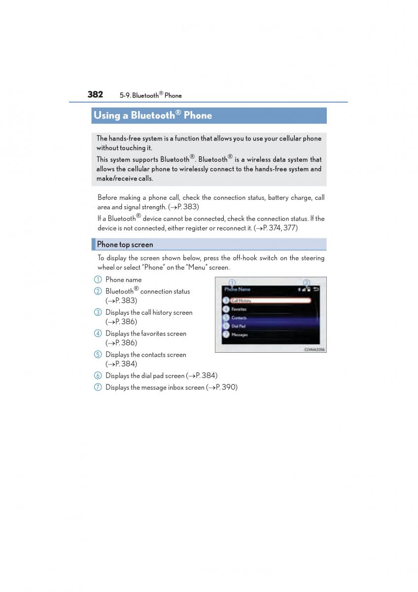 Lexus NX owners manual / page 384