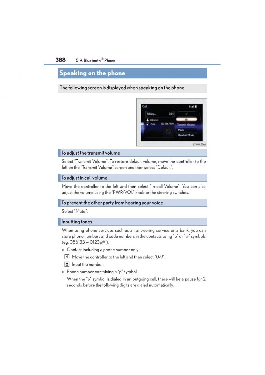 Lexus NX owners manual / page 390