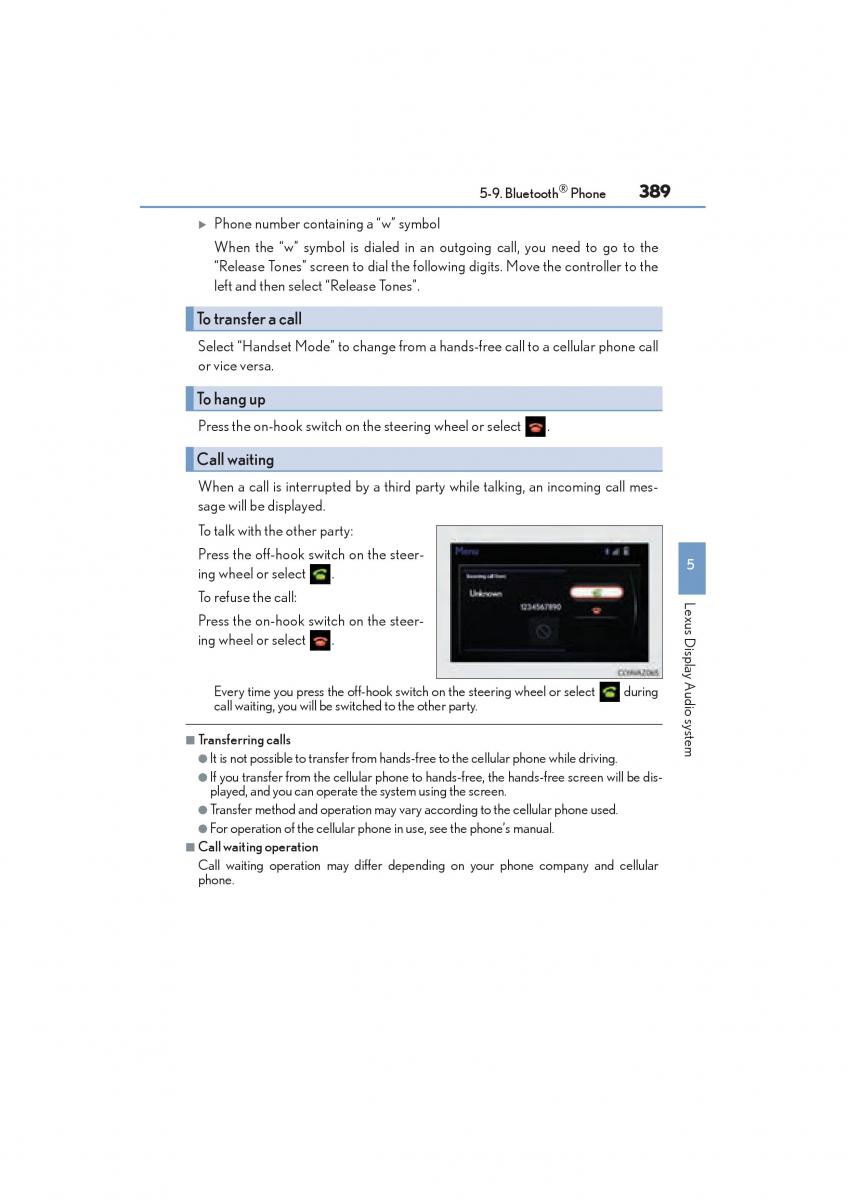 Lexus NX owners manual / page 391