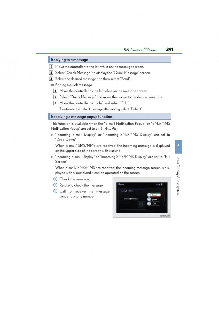 Lexus NX owners manual / page 393