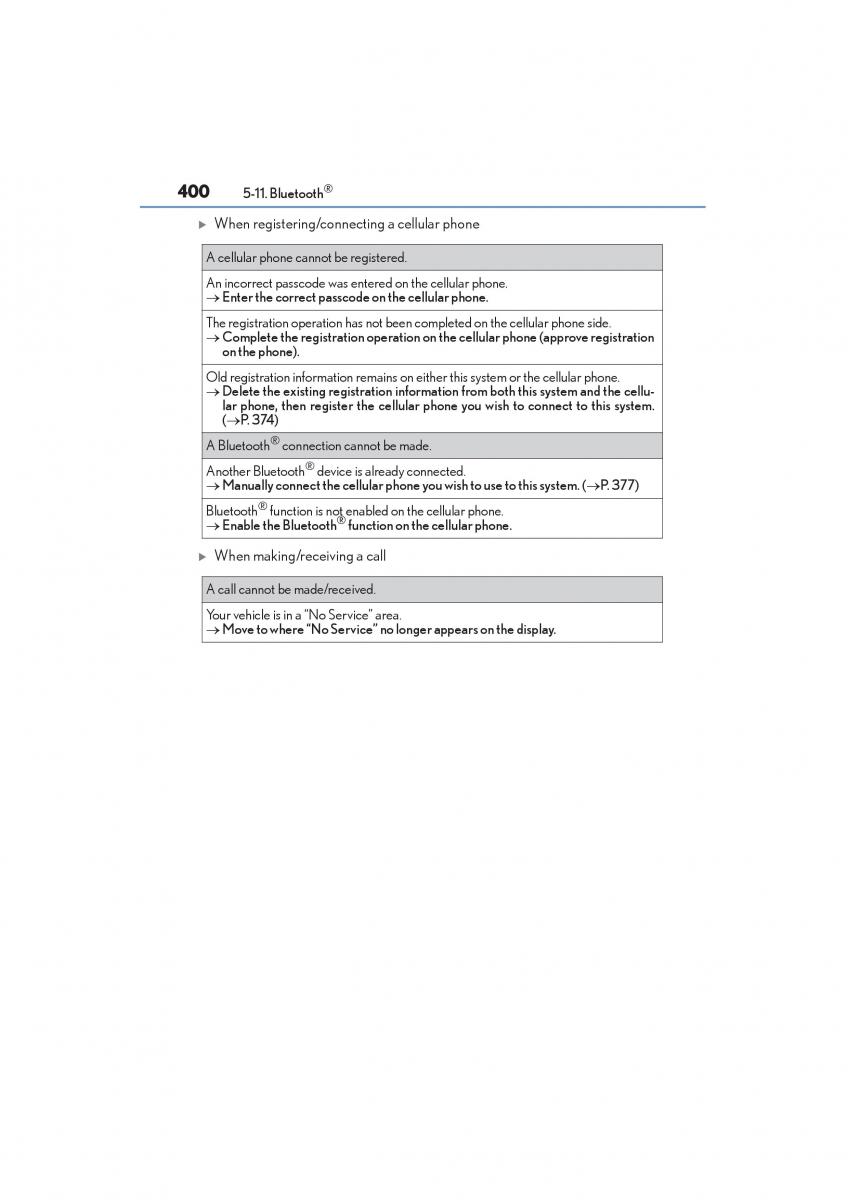 Lexus NX owners manual / page 402