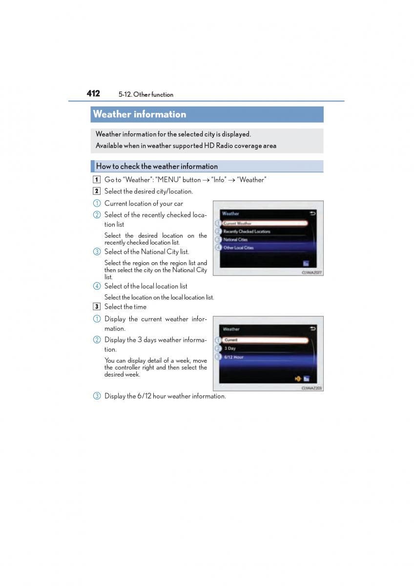 Lexus NX owners manual / page 414