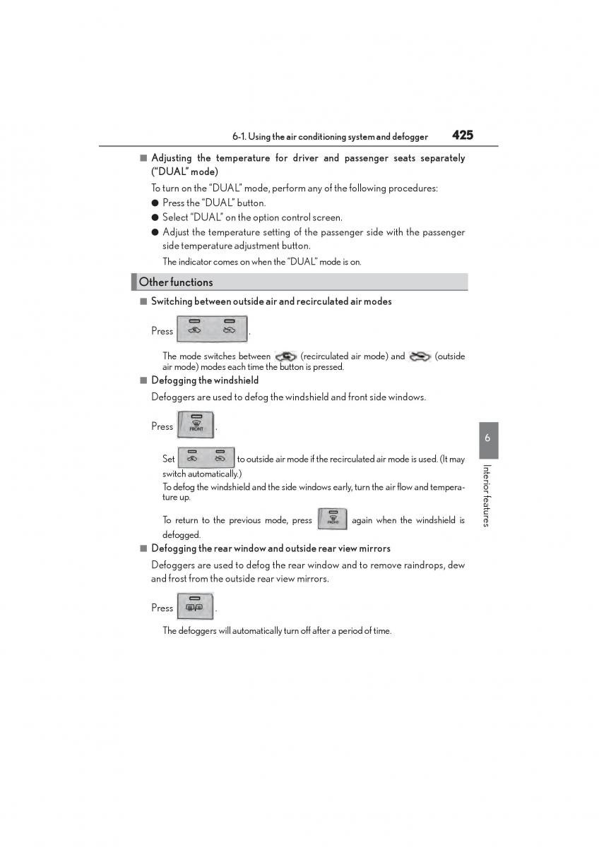 Lexus NX owners manual / page 427