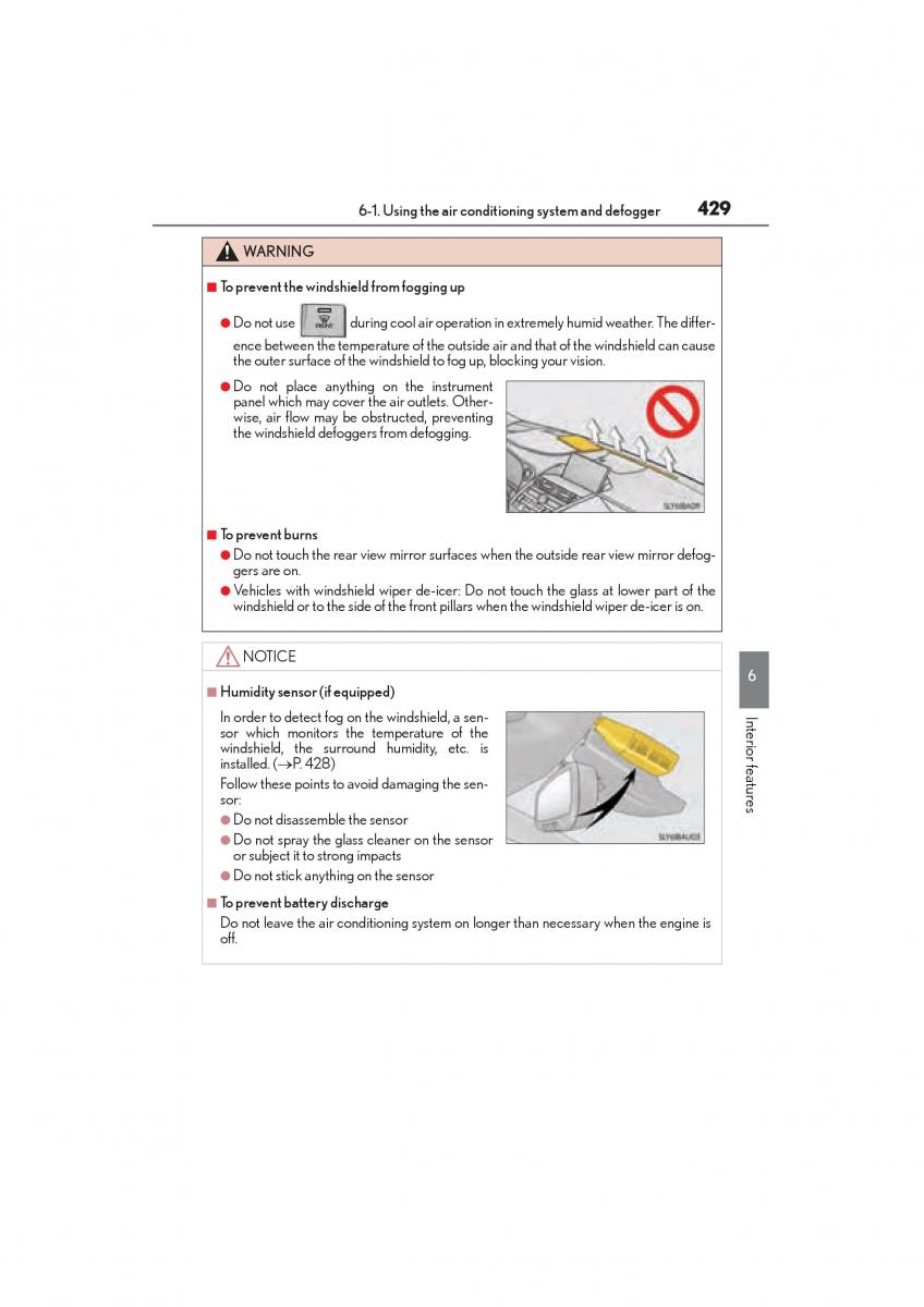 Lexus NX owners manual / page 431