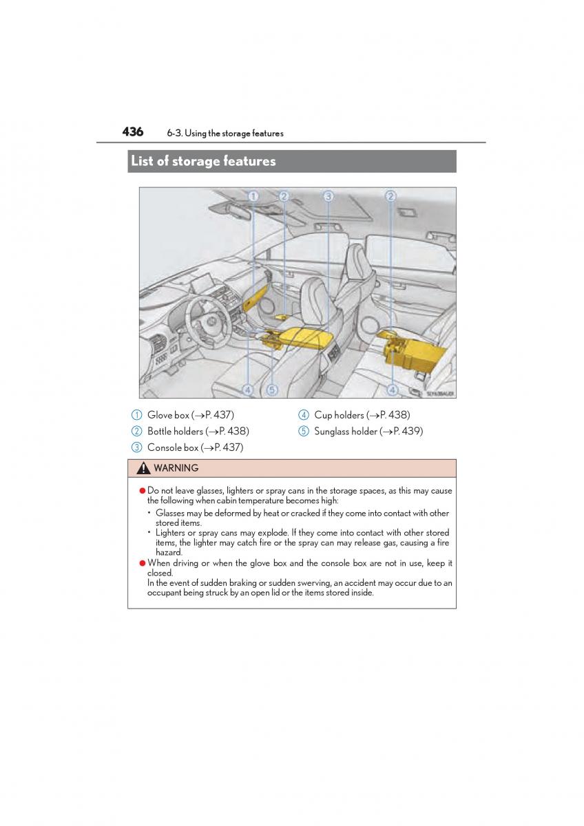 Lexus NX owners manual / page 438