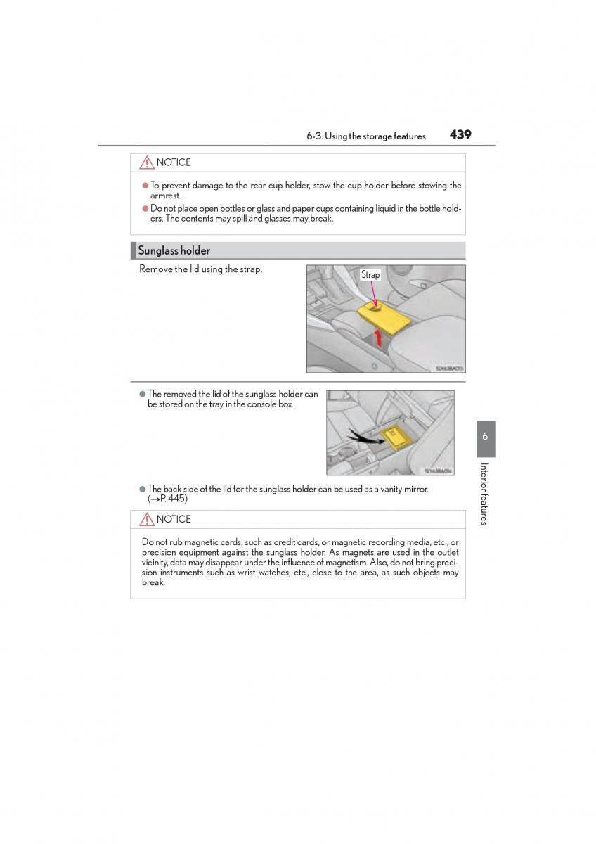 Lexus NX owners manual / page 441