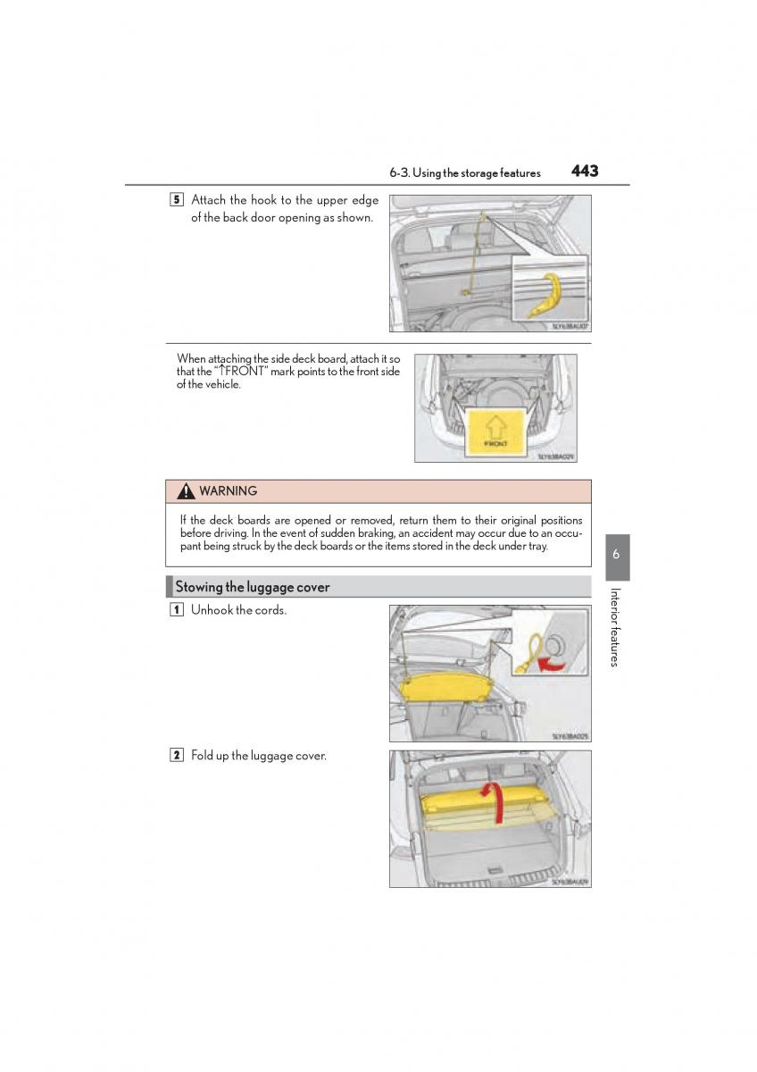 Lexus NX owners manual / page 445