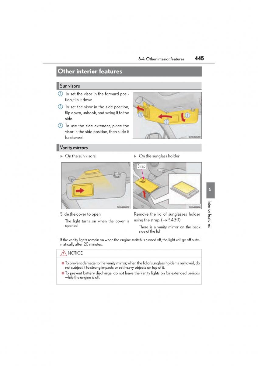 Lexus NX owners manual / page 447