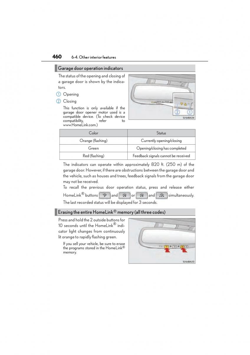 Lexus NX owners manual / page 462