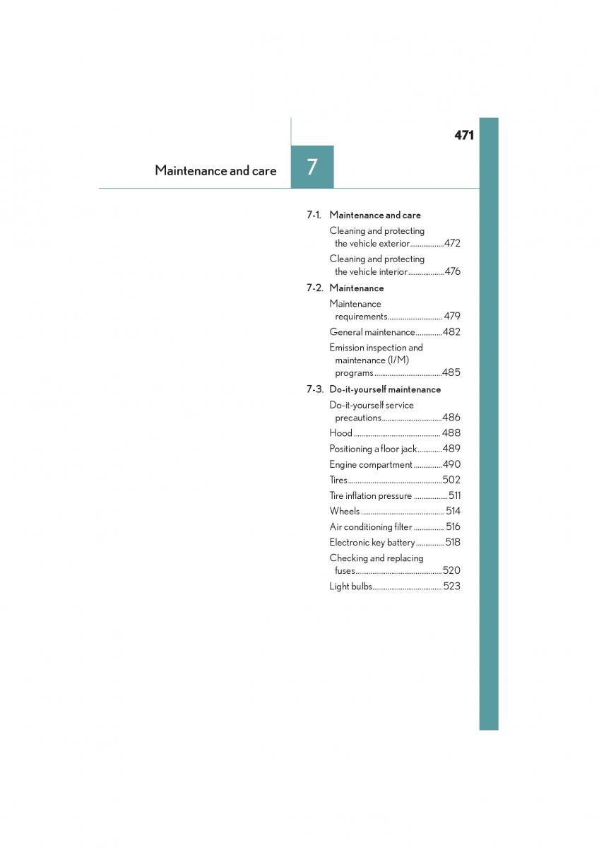 Lexus NX owners manual / page 473