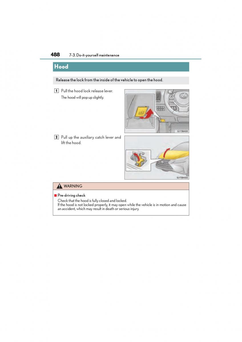 Lexus NX owners manual / page 490